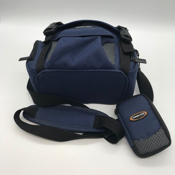 Naneu Pro Travelers TS15 Blue Camera Case Shoulder Strap Carrier & Mini Bag - Picture 4 of 11